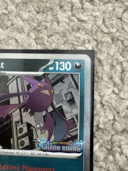 Crobat Chaos Rising Pre Release Black Star Promo 076 Pokemon Card - Image 3