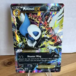 M Absol EX XY63 XY Promo Full Art Mega HP210 Holo Pokemon Card - Image 1