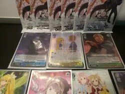 SAO 10th Anniversary Weiss Schwartz 6 Sealed Packs & Lot Of 15 Card R/RR/SR Read - Image 3