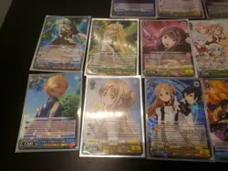SAO 10th Anniversary Weiss Schwartz 6 Sealed Packs & Lot Of 15 Card R/RR/SR Read - Image 4