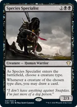 [1x] Species Specialist Near Mint, English Commander 2020 MTG Magic - Image 1