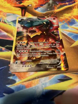 Pokemon TCG Volcanion XY185 Holo Black Star Promo Card NM - Image 1