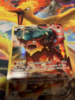 Pokemon TCG Volcanion XY185 Holo Black Star Promo Card NM - Image 2