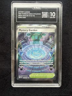 2025 POKEMON MEG EN-MEGA EVOLUTION ULTRA RARE #172 MYSTERY GARDEN Tag 10 - Image 1