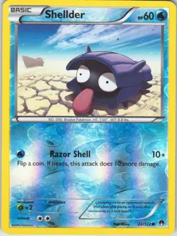 Shellder – Pokemon TCG BREAKpoint 22/122 Reverse Holo MP - Image 1