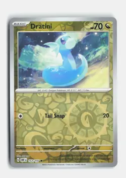 Dratini 147/165 Reverse Holo SV: Scarlet & Violet 151 Pokemon NM - Image 1