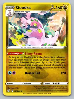 Pokemon TCG SWSH08: Fusion Strike Goodra 197/264 - Image 1