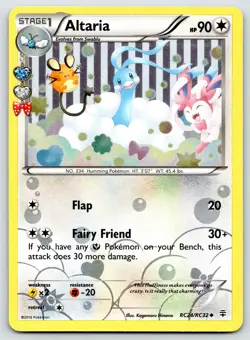 Altaria RC24/RC32 Uncommon Generations Pokemon Holo 2016 LP - Image 1