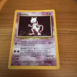 Mewtwo 10/102 Base Set Unlimited Holo Rare - Pokemon TCG - LP - Image 1