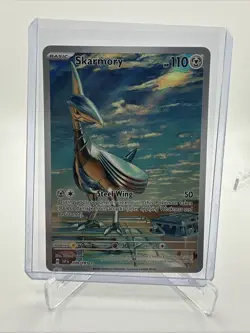 Pokemon Skarmory 209/191 Surging Sparks Illustration Rare Full Art Holo NM - Image 1