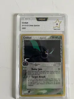 PSA MINT 9 CROBAT Holo Rare 2005 Pokemon EX Delta Species Set - 2/113 - Image 1