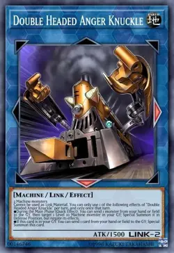 Double Headed Anger Knuckle Secret Rare 1St Ed BLHR-EN048 YuGiOh - Image 1