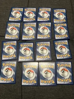 Makuhita Pokemon TCG Lot of 16 promo cards perfect order Holo Cards with Coins - Image 2