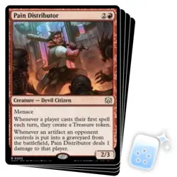 PAIN DISTRIBUTOR X4 March Of The Machine: Commander Magic MTG MINT CARD - Image 1