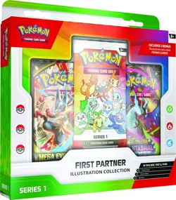 POKEMON FIRST PARTNER ILLUSTRATION COLLECTION SERIES 1 6 BOX CASE BLOWOUT CARDS - Image 1