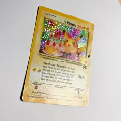 Birthday Pikachu #24 Celebrations Holo Pokemon Card 1995-1998 25th Anniversary - Image 3