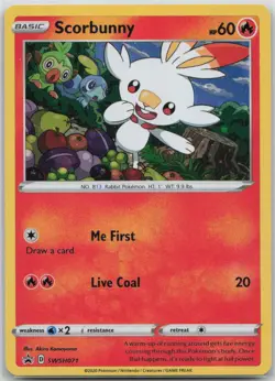 Scorbunny Holo Promo SWSH: Sword & Shield Promo Cards SWSH071 NM - Image 1