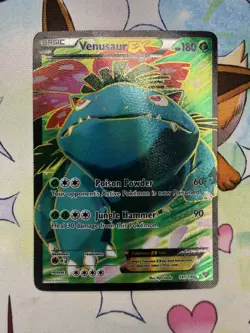 Venusaur EX Full Art 141/146 – XY Base Set – Moderately Played Pokemon Card - Image 1
