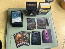 MTG Blight Curse Commander Deck Lorwyn Eclipsed Deck With Accessories - Image 1