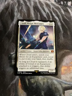 MTG - FIN 0010 - Cloud, Midgar Mercenary - NM Regular - Image 1