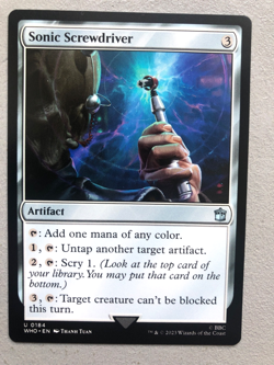 Mtg Carte Magic Dr. Who Sonic Screwdriver Eng NM - Image 1