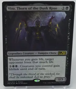 Magic the Gathering #127 Vito, Thorn of the Dusk Rose Promo - Image 3