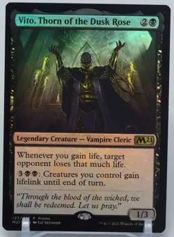 Magic the Gathering #127 Vito, Thorn of the Dusk Rose Promo - Image 5