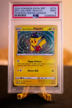 🔥 MINT Pokemon - Special Delivery Pikachu Pokemon Center Canada - PSA 9 Card 🔥 - Image 1