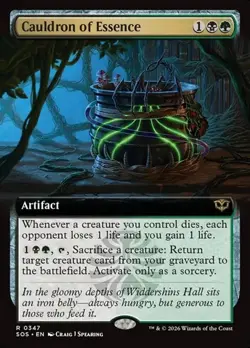 Cauldron of Essence - Extended Art SOS NM MTG - Image 1