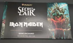 MTG Secret Lair X Iron Maiden Eddie Unchained Rainbow Foil Edition Sealed - Image 1