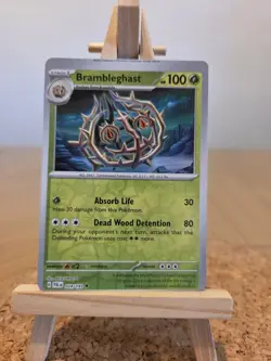 024/193 BRAMBLEGHAST REVERSE HOLO PALDEA EVOLVED POKEMON CARD - ERROR CARD - Image 1