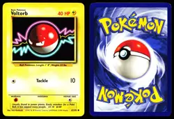 VOLTORB 67/102 COMMON BASE SET UNLIMITED POKEMON LP - Image 3