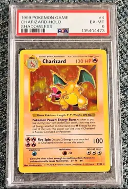 Shadowless Zard PSA 6 (Honestly looks like a 7) NO RESERVE 🔥 - Image 1