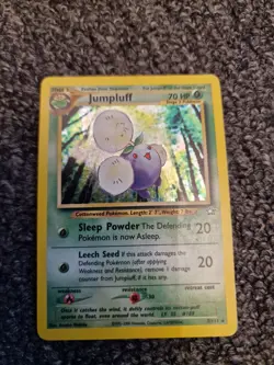 Pokemon TCG Jumpluff 7/111 Neo Genesis Holo Pokemon Card Rare - Image 1