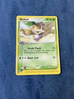 Nuzleaf 48/100 EX Sandstorm - Pokemon TCG E Series Vintage VLP - Image 1