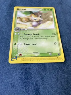 Nuzleaf 48/100 EX Sandstorm - Pokemon TCG E Series Vintage VLP - Image 2