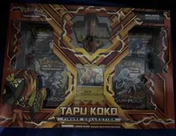 Pokemon Tapu Koko Figure Collection Brand New Box Set Holo - Image 1
