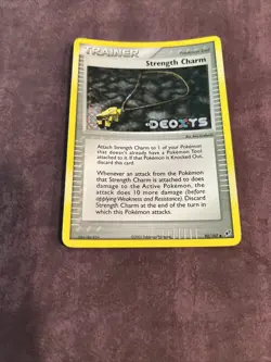 Strength Charm 92/107 REVERSE HOLO Pokemon EX Deoxys VLP Stamp 2005 - Image 2