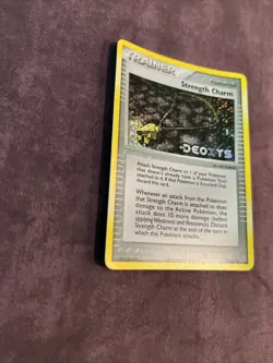 Strength Charm 92/107 REVERSE HOLO Pokemon EX Deoxys VLP Stamp 2005 - Image 3