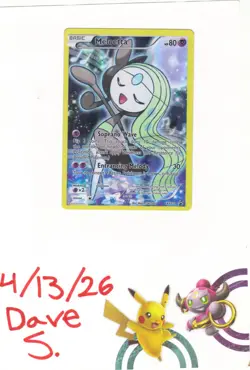 Meloetta XY120 XY Holo Full Art Black Star Promo Pokemon TCG Single Near Mint - Image 1