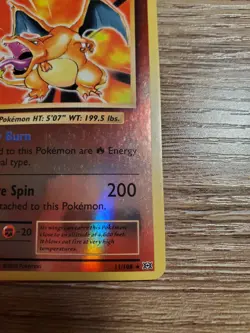 2016 Pokemon XY Evolutions Reverse Holo Charizard 11/108 NM - Image 4