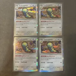 [4x Playset] Dudunsparce 080/131 Sv: Prismatic Evolutions POKEMON TCG HOLO - Image 1