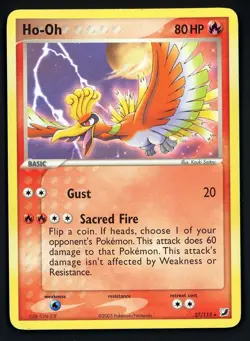 Ho-oh MP 27/115 - Regular Rare Ex Unseen Forces 🏝 Pokemon 2005 - Image 1