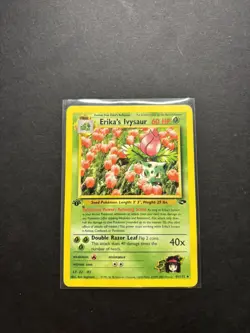 Pokemon TCG 1st Edition Erikas Ivysaur 41/132 Regular Uncommon - Image 3