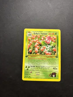 Pokemon TCG 1st Edition Erikas Ivysaur 41/132 Regular Uncommon - Image 5
