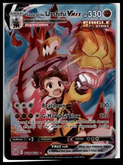 Single Strike Urshifu VMAX TG19/TG30 Pokemon TCG Brilliant Stars NM ultra Rare - Image 1