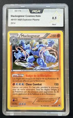 Carte pokemon Mackogneur 49/101 Holo N&B 2013 Explosion Plasma PCA 9,5 FR - Image 1