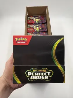 Pokemon Perfect Order Booster Box Case ME03 Perfect Order EMPTY WITH 6INDV BOXES - Image 3