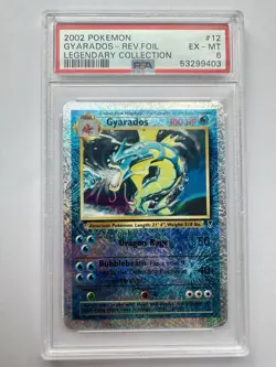 2002 Pokemon Gyarados Rev-Holo Legendary Collection PSA 6 - Image 1