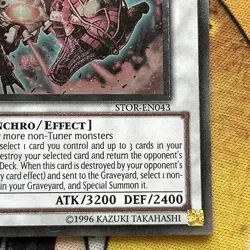 Atomic Scrap Dragon STOR-EN043 NM Ultimate Rare 1st Edition Yu-Gi-Oh - Image 4